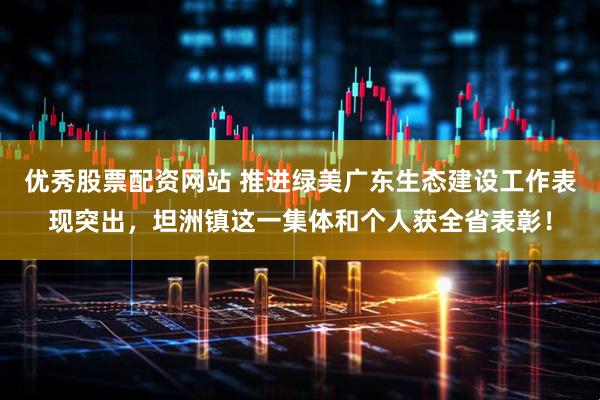 优秀股票配资网站 推进绿美广东生态建设工作表现突出，坦洲镇这一集体和个人获全省表彰！